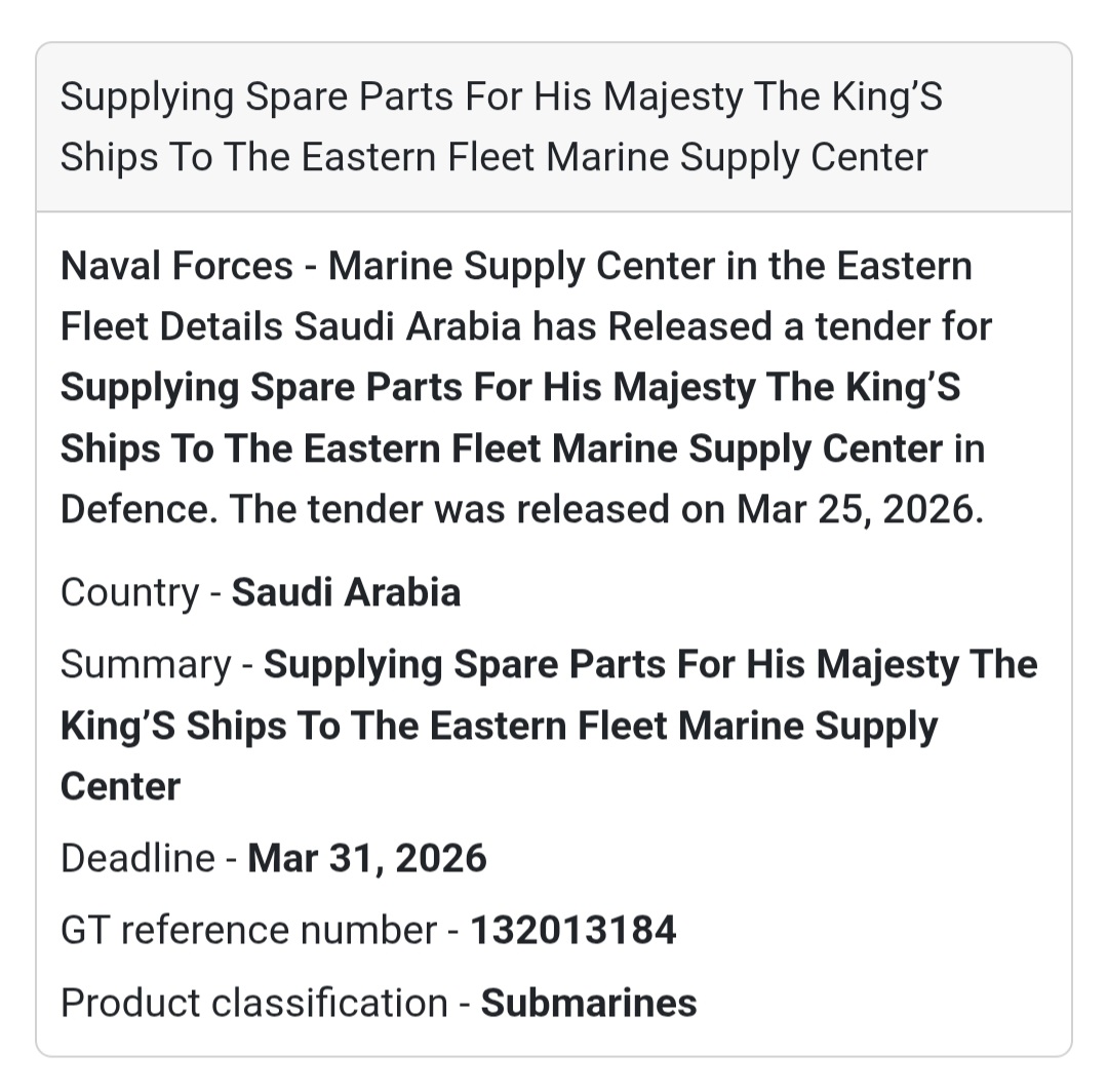 🚢 Naval Spare Parts Supply
