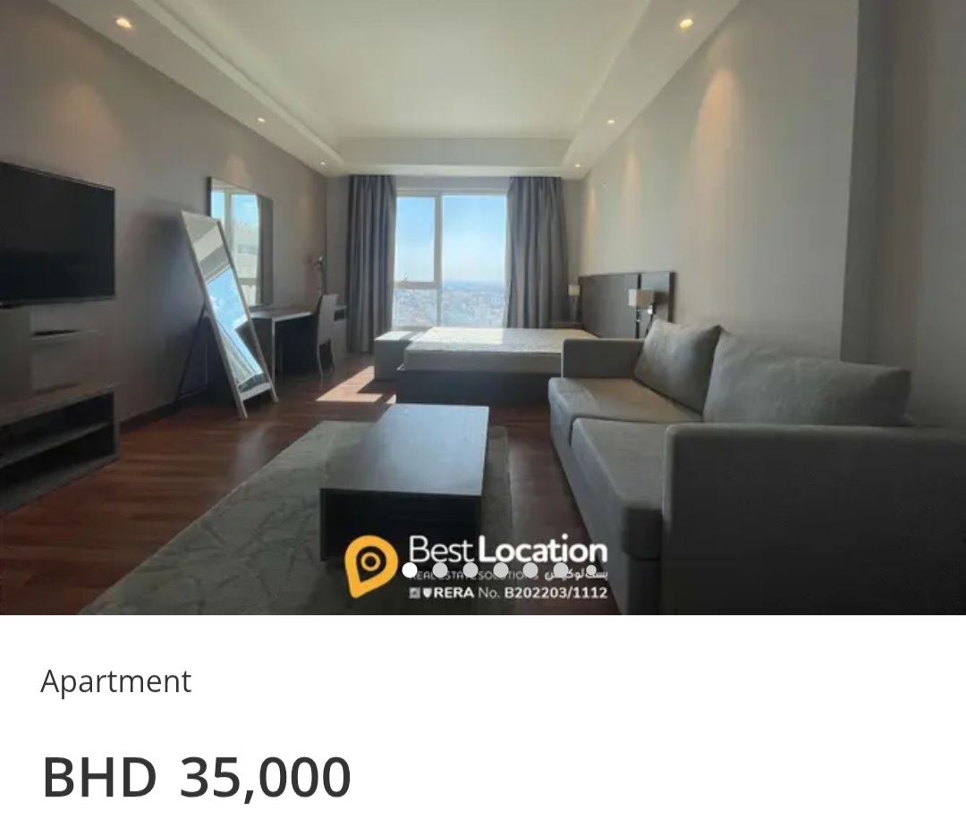 🏙️ Nest Tower | Rented | Freehold 💰 BHD 35,000