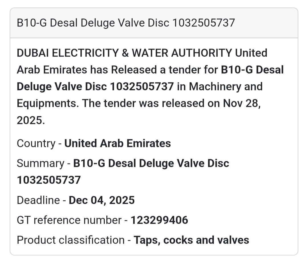 🚨 New Tender Alert – Dubai Municipality (UAE) 🇦🇪