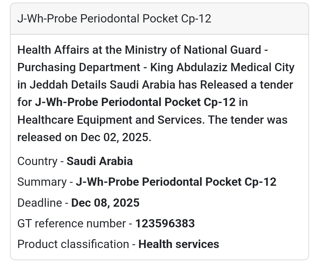 🚧 New Tender – Saudi Arabia 🇸🇦