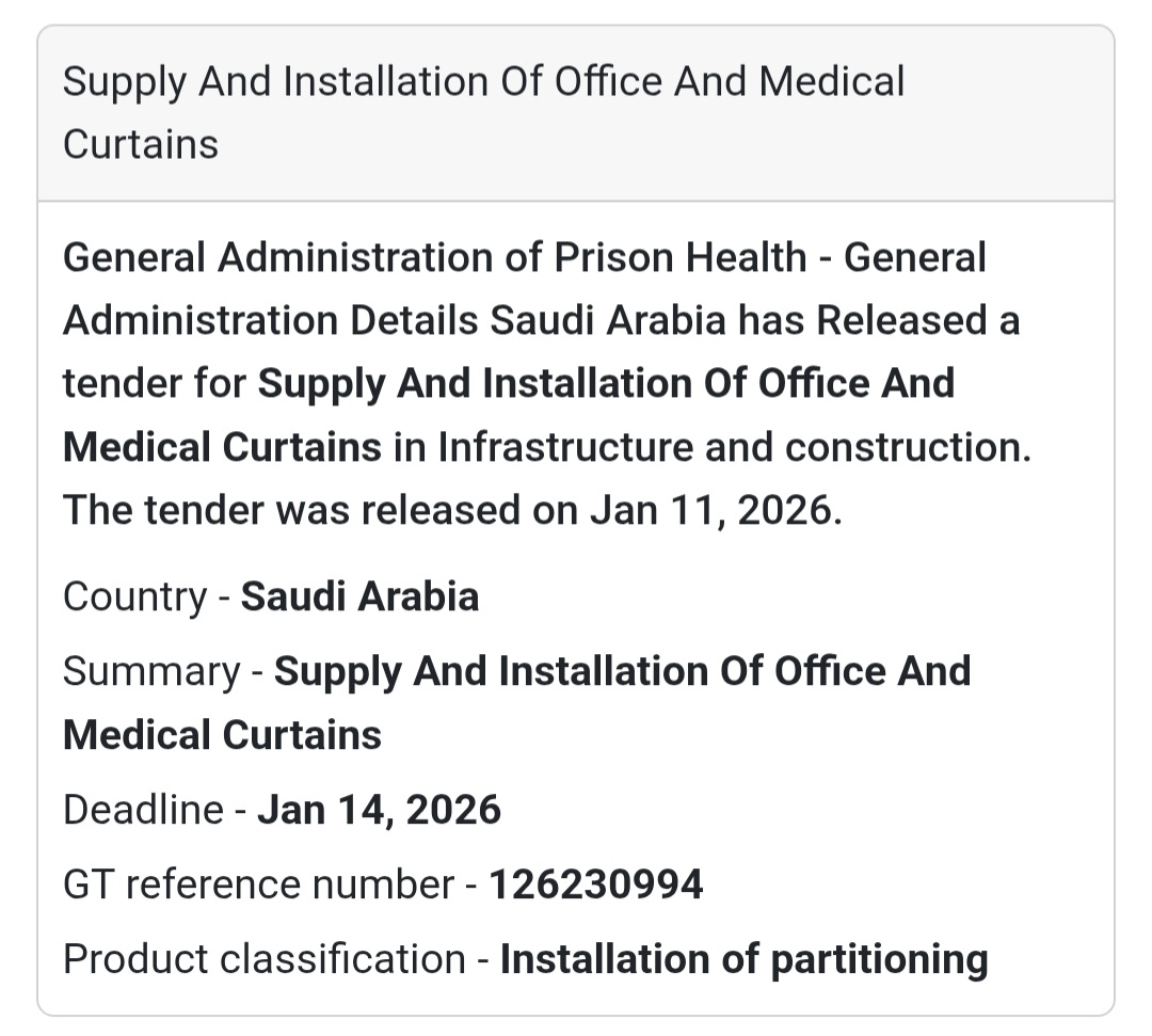 🪟 OFFICE & MEDICAL CURTAINS