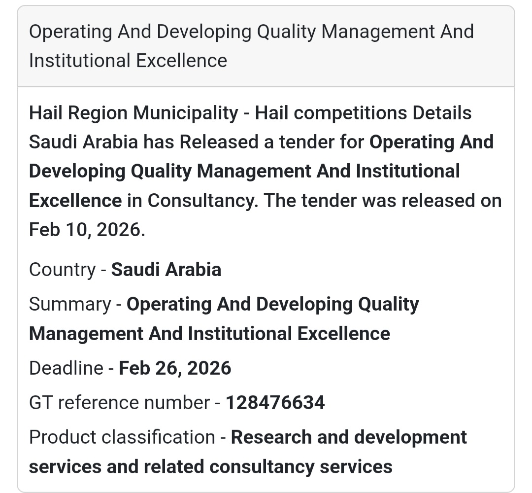 📊 Operating & Developing Quality Management