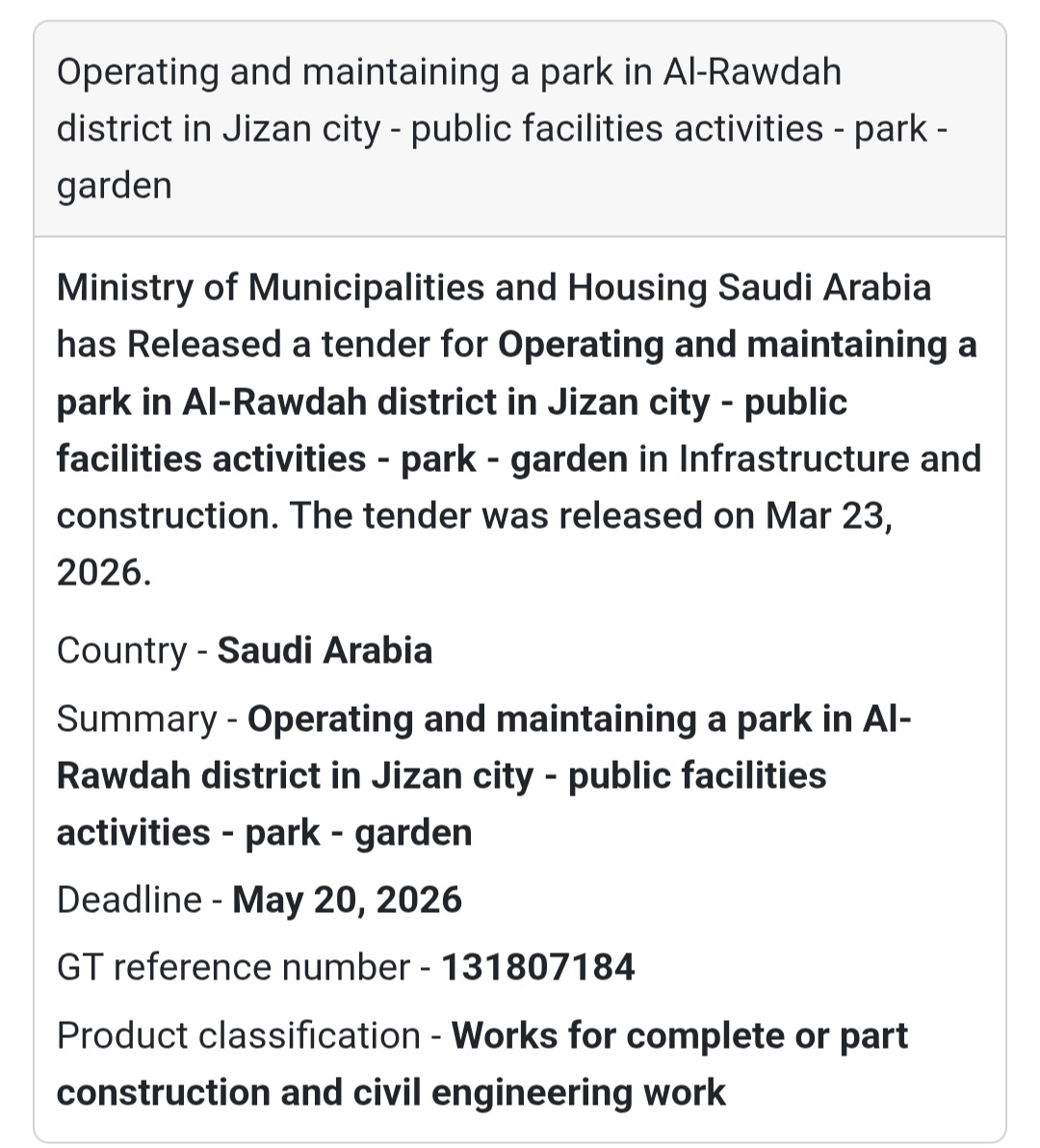🌿 Park Maintenance Project