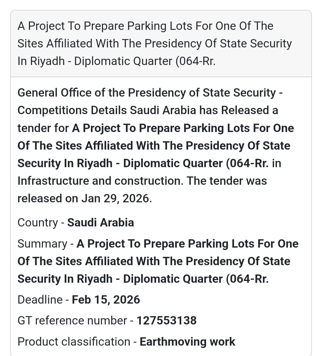 🏗️ Parking Lot Preparation Project