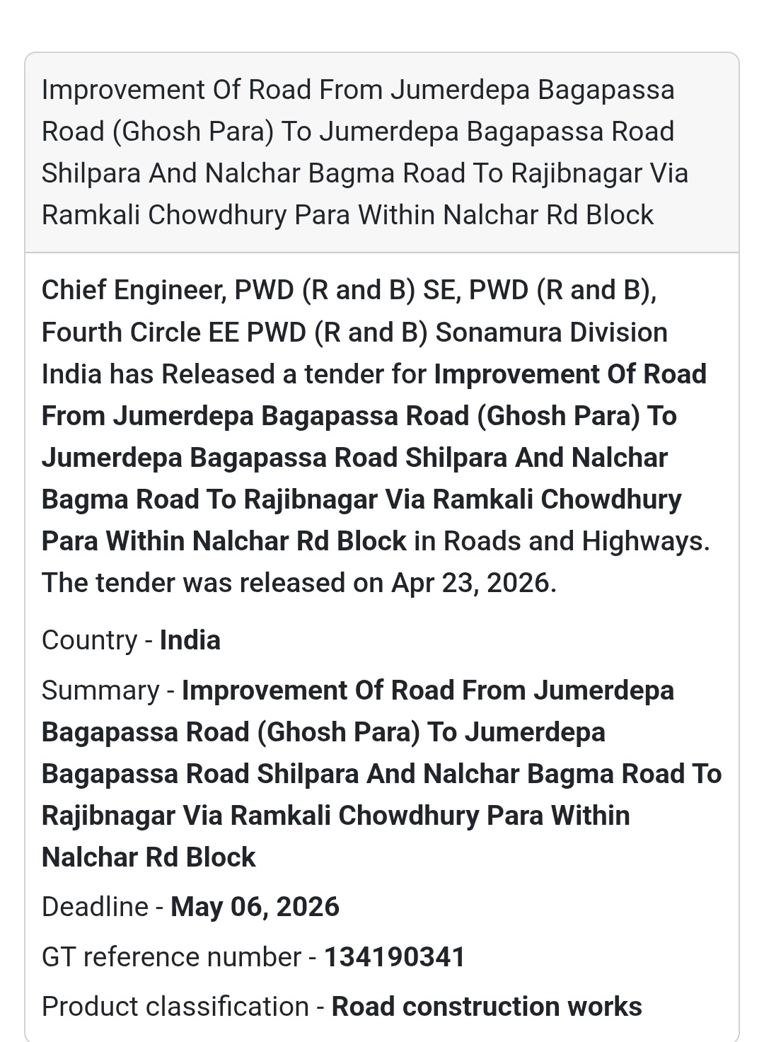 🛣️ Paver Block Road Construction