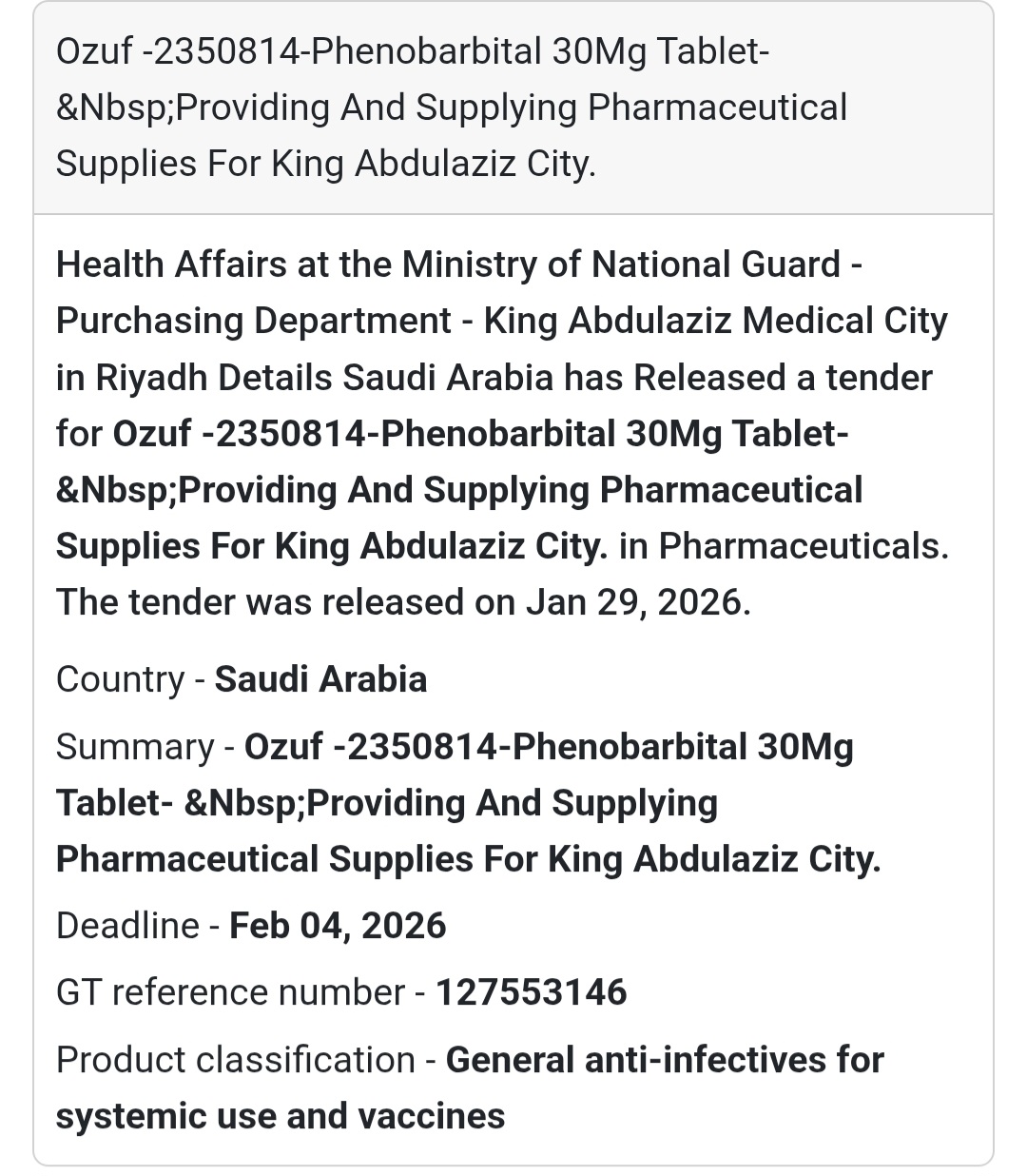 💊 Pharmaceutical Supply