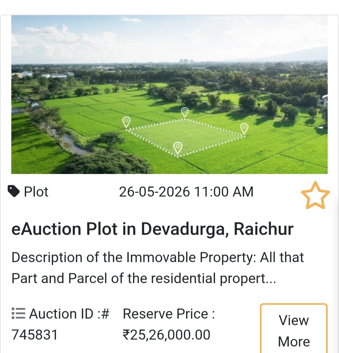🌍 Plot in Devadurga, Raichur