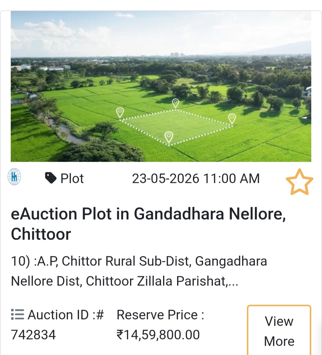 Plot in Gandadhara Nellore, Chittoor