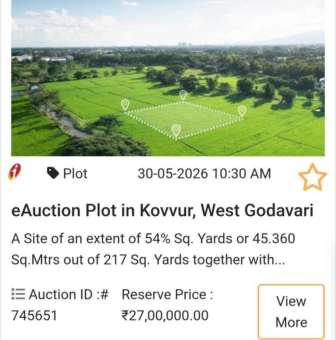 🌿 Plot in Kovvur, West Godavari