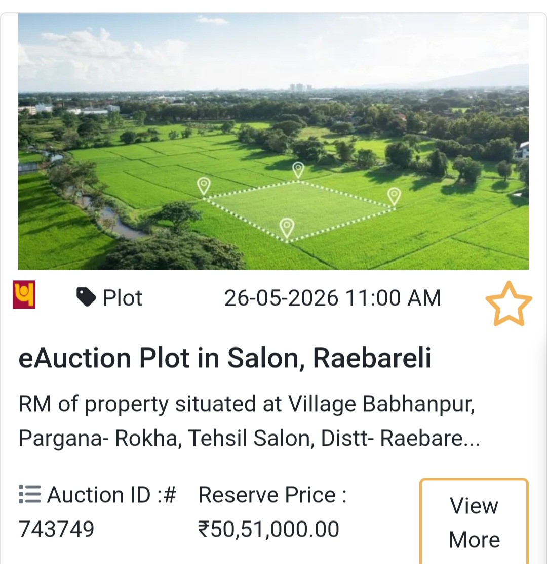 Plot in Salon, Raebareli