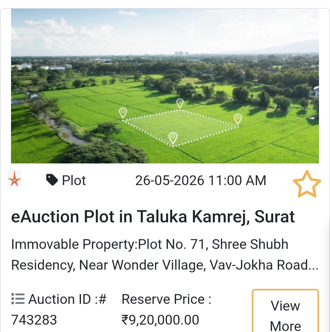 Plot in Taluka Kamrej, Surat (Plot No.