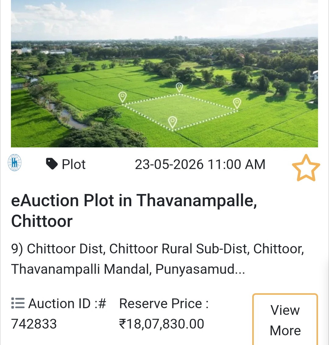 🌳 Plot in Thavanampalle, Chittoor
