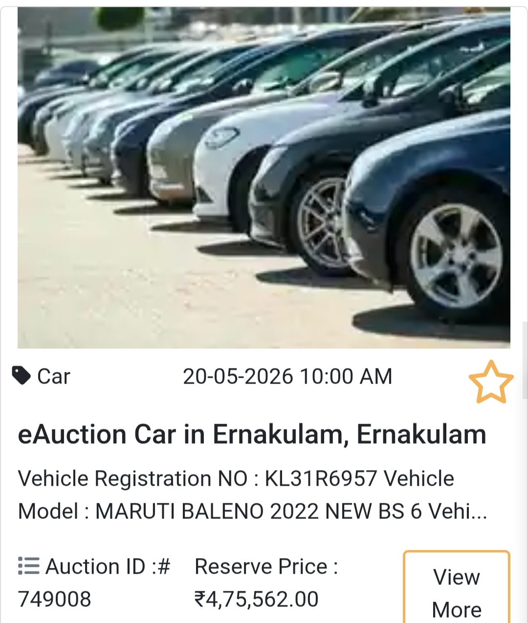 🚗 Premium Hatchback – Baleno 2022