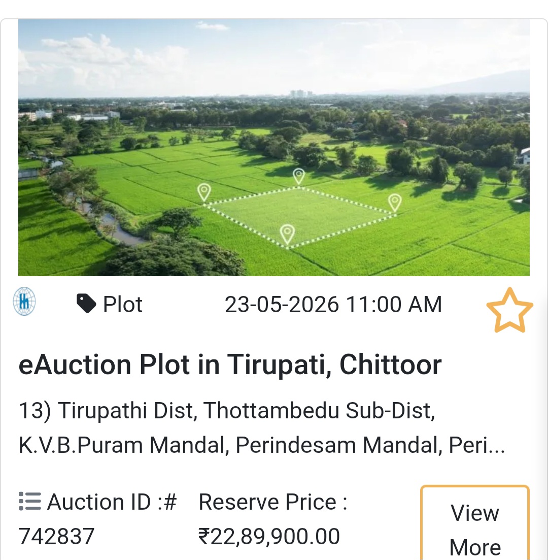 Premium Plot in Tirupati
