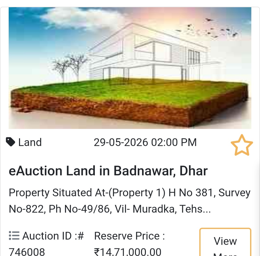 🌆 Prime Land in Badnawar, Dhar