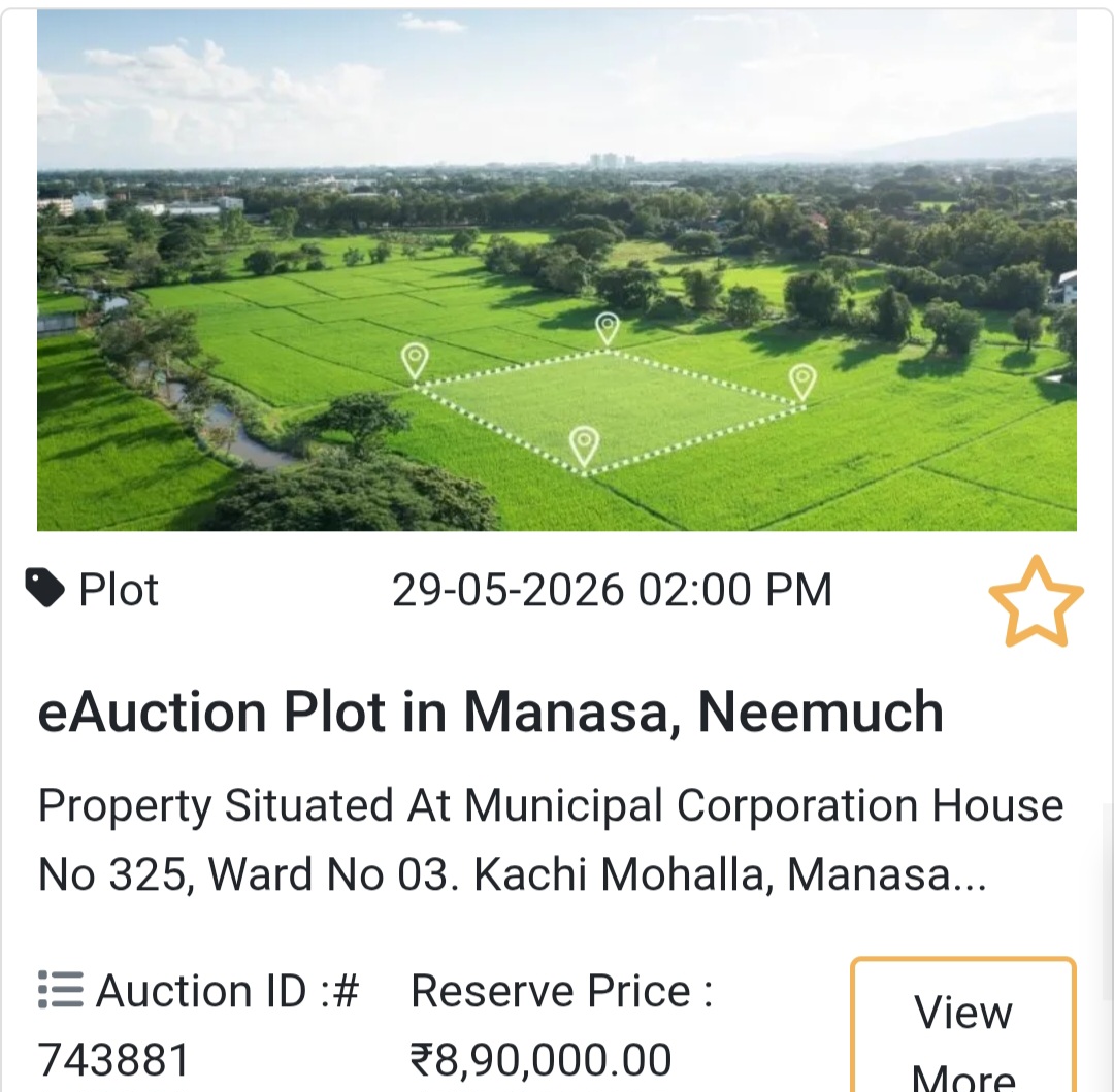 🏡 Prime Plot in Manasa, Neemuch