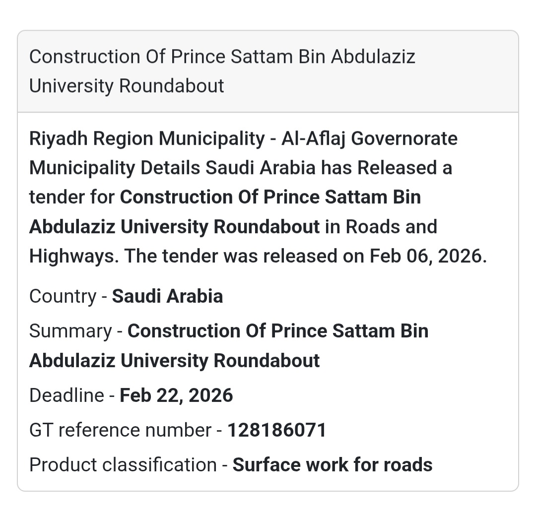 🛣 Prince Sattam Bin Abdulaziz University Roundabout