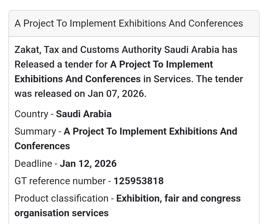 🎤 Project to Implement Exhibitions & Conferences
