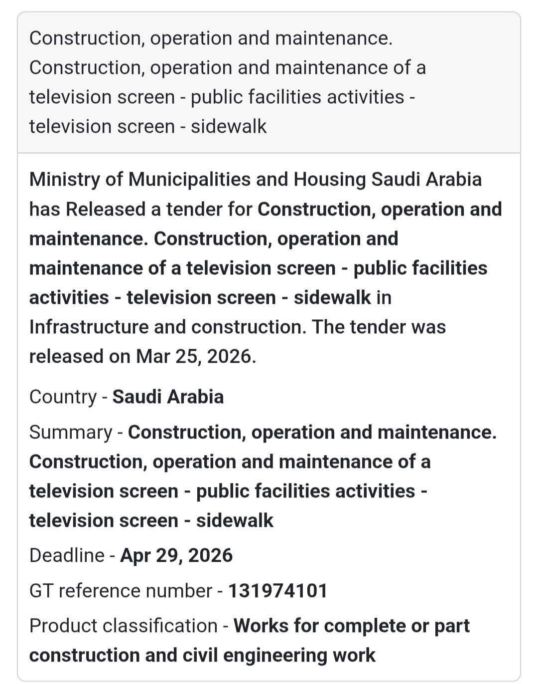 📺 Public Television Screen Project