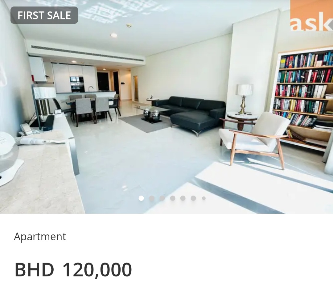 🌊 Reef Island | Brand New | Open Sea View 💰 BHD 120,000