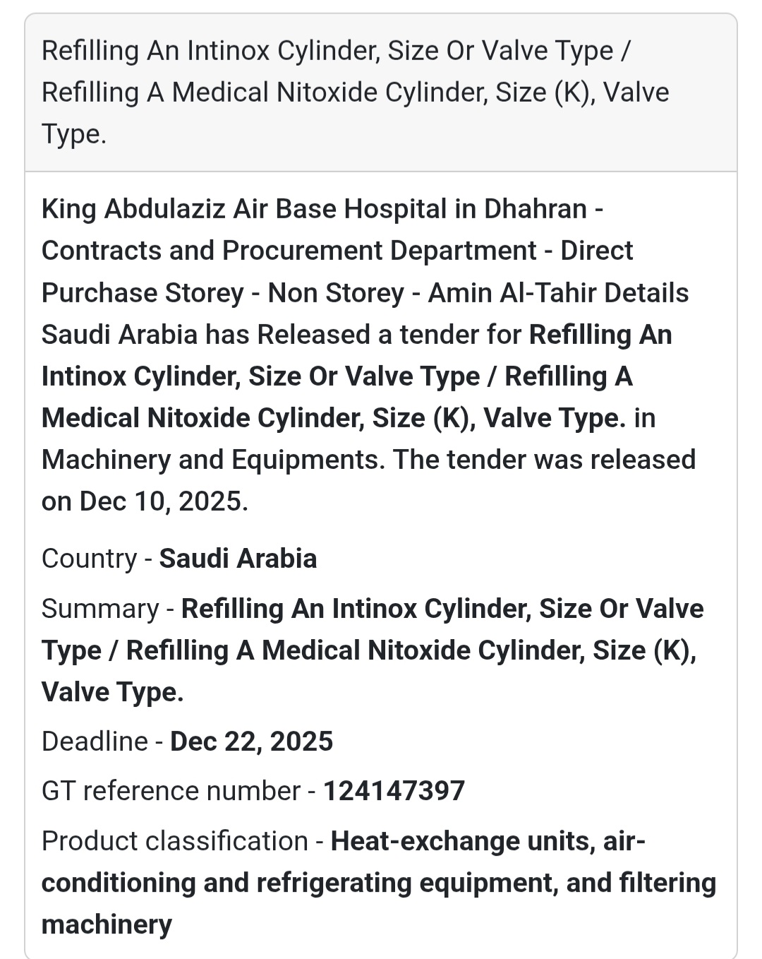 🧯 Refilling Medical Gas Cylinders