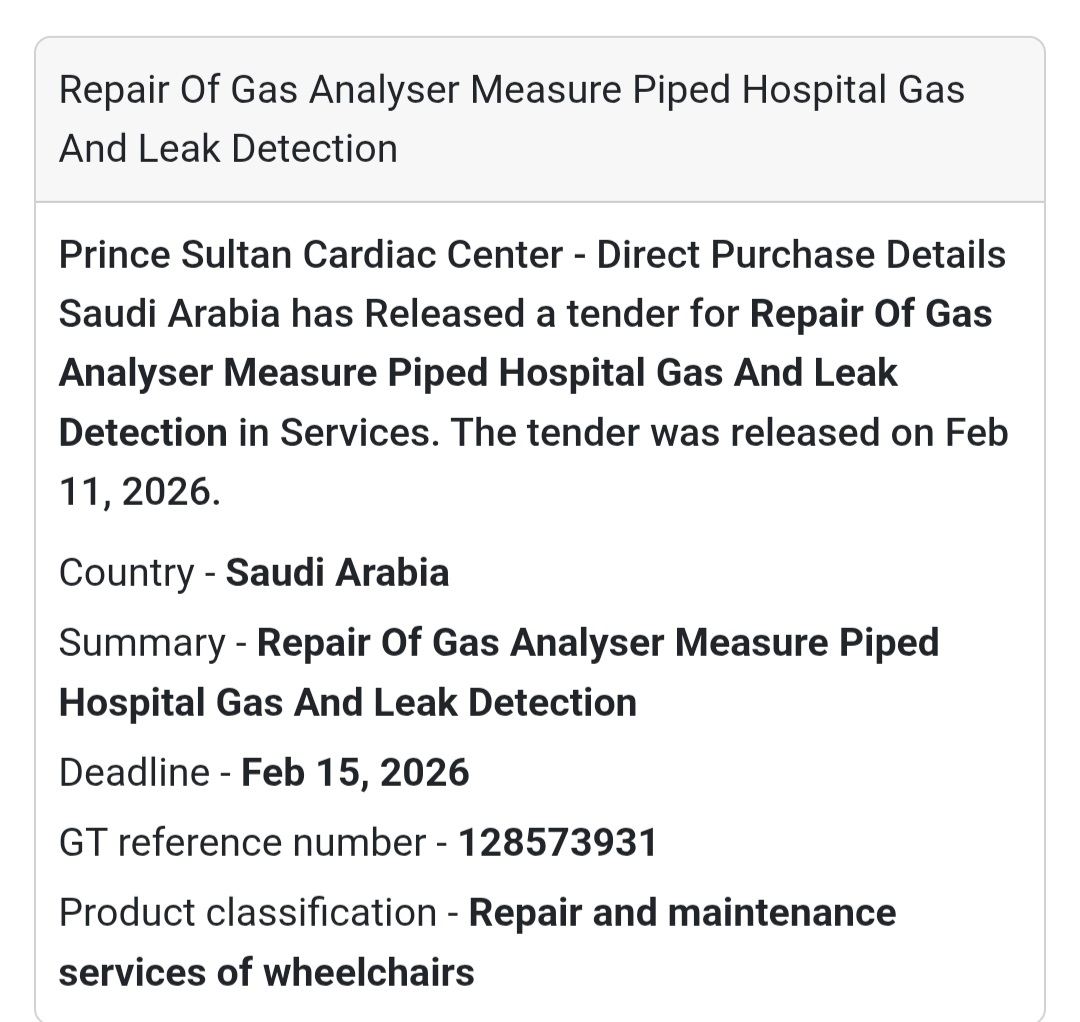 🔧 Repair of Gas Analyser – Hospital Gas & Leak Detection