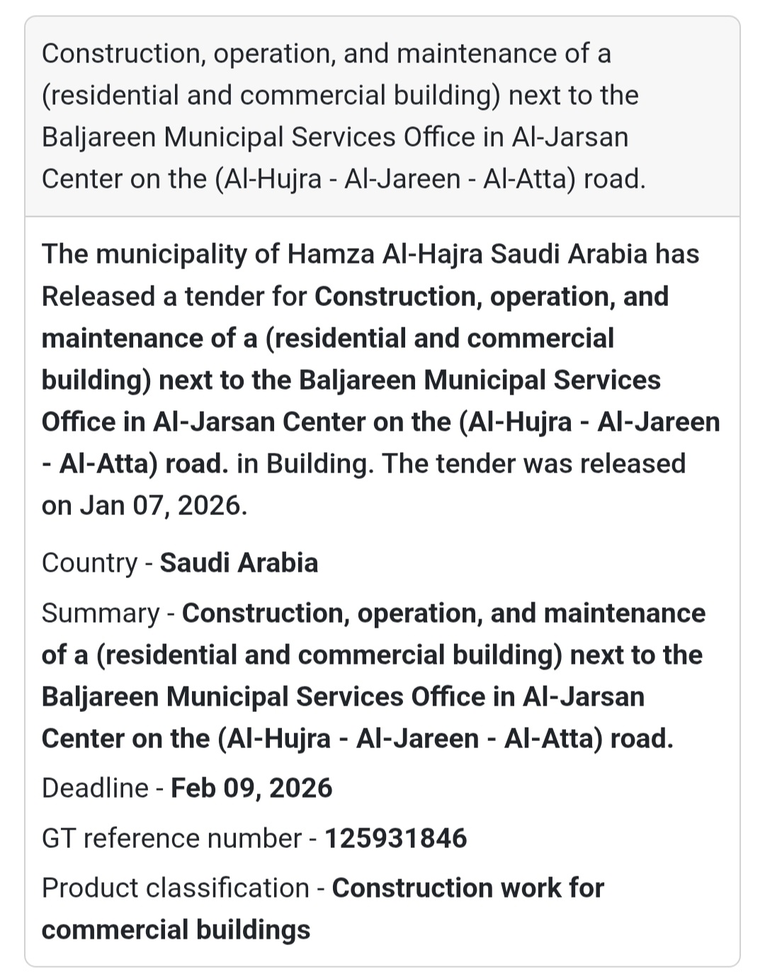 🏢 Residential & Commercial Building – Al-Jarsan Center