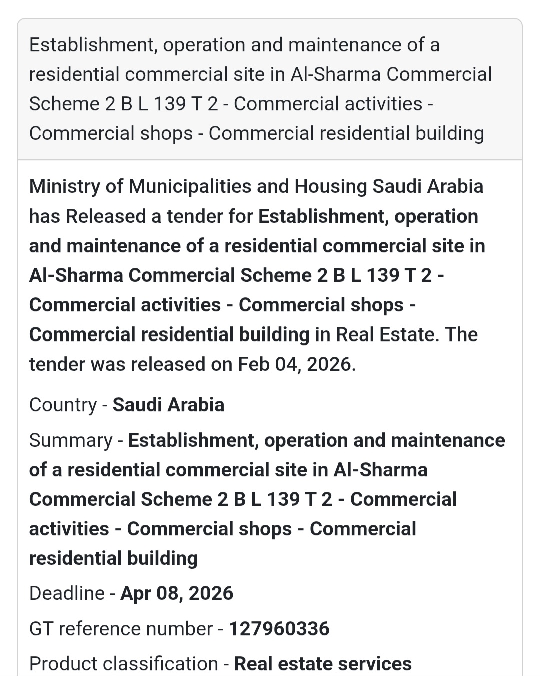 🏗️ Residential Commercial Site – Al-Sharma Scheme