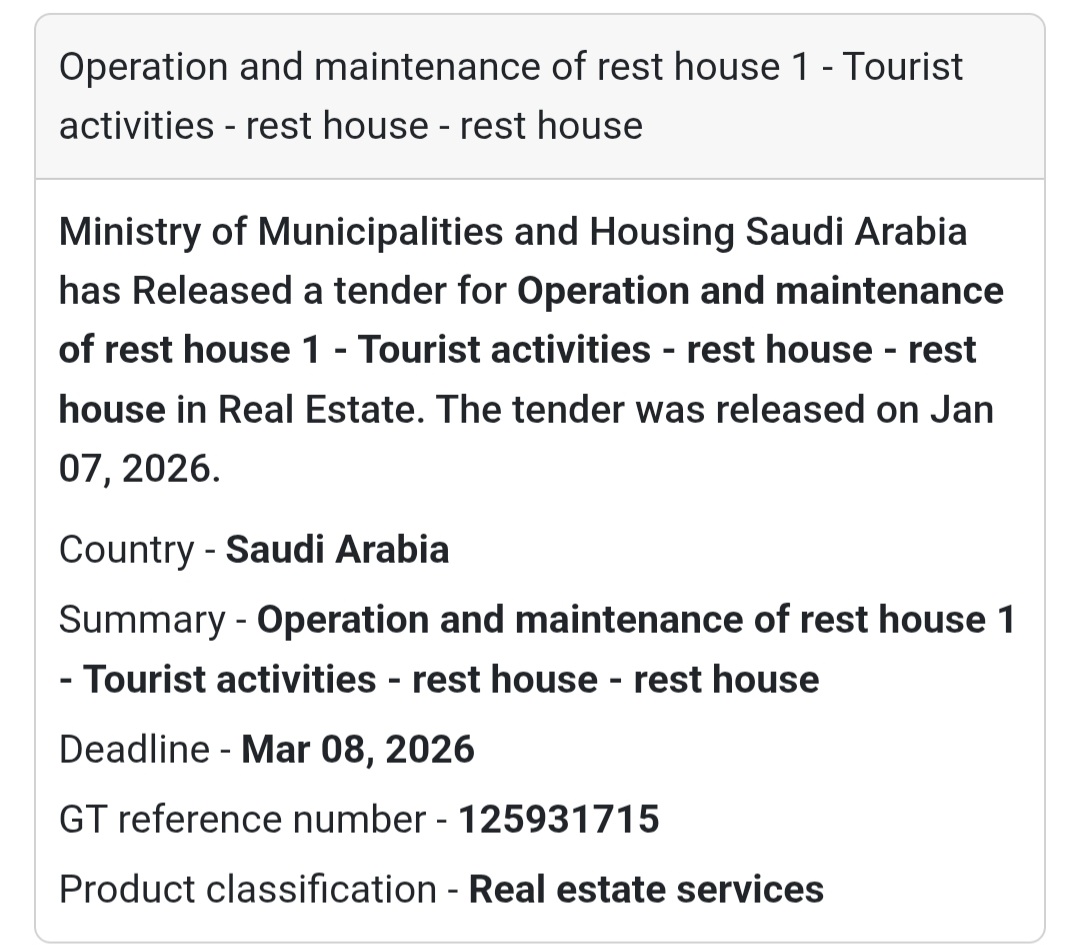 🏨 Rest House 1 – Tourist Activities