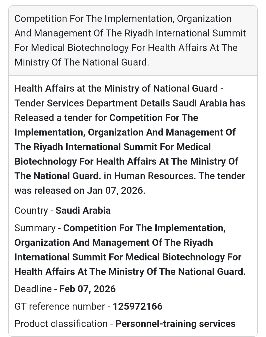 🧬 Riyadh International Medical Biotechnology Summit 🇸🇦