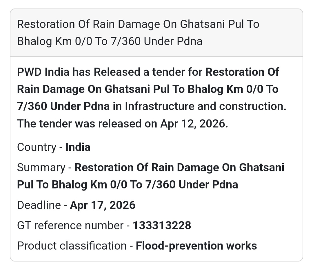 🌧️ Road Restoration Work – Rain Damage