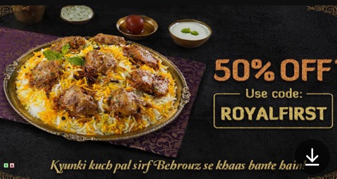 🍗✨ Royal Feast Alert from Behrouz Biryani! ✨🍚