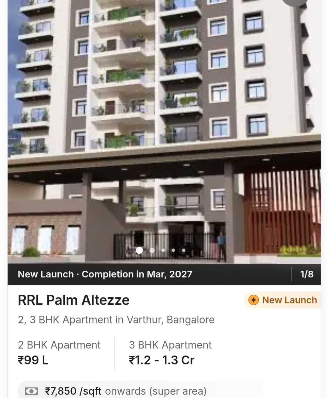 🏡 RRL Palm Altezzе – A New Beginning in Varthur!