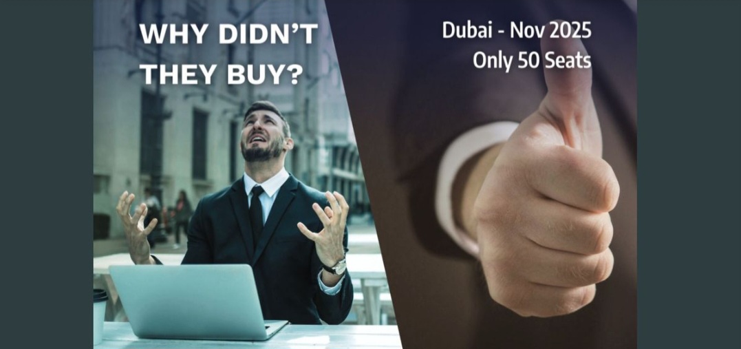 🚀 Sales & Sales Leadership Masterclass – Dubai