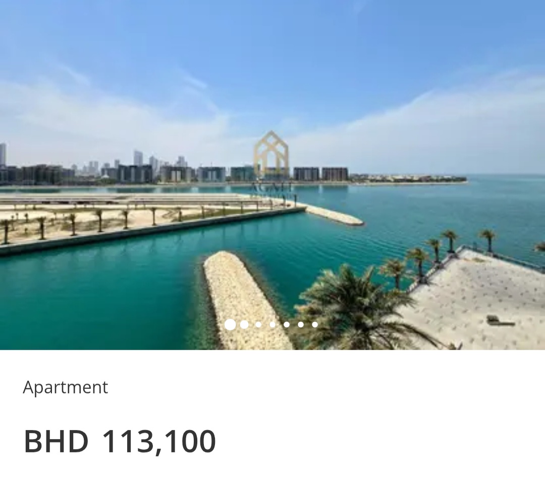 🌊 Sea View | 5-Year Payment Plan – Bahrain Bay