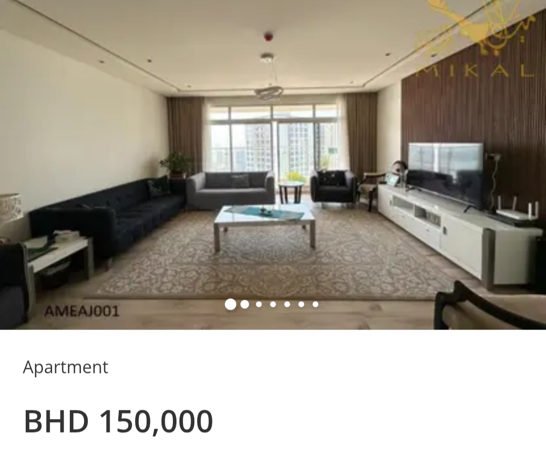 🌊 Sea View | Fully Furnished | Amwaj Islands