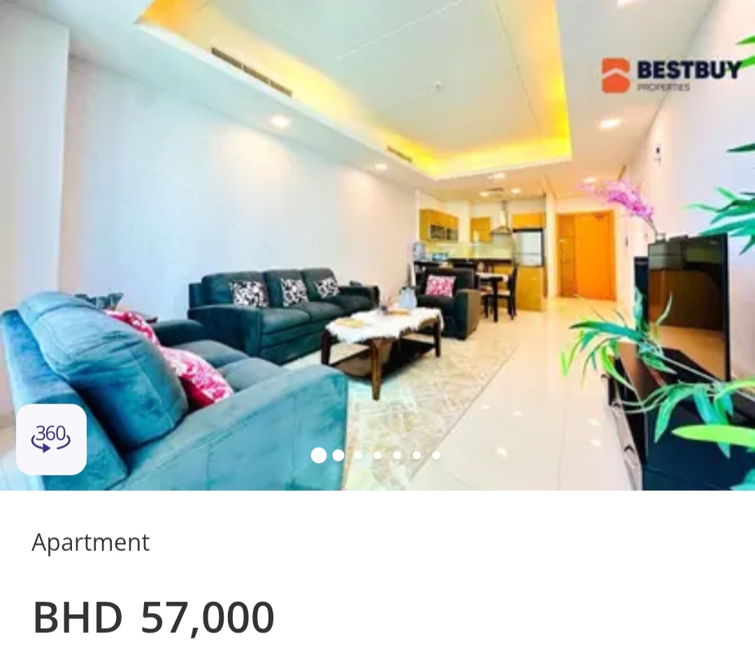 🌊 Sea View | High Floor | Balcony – Al Juffair