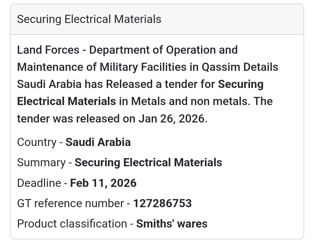 ⚡ Securing Electrical Materials