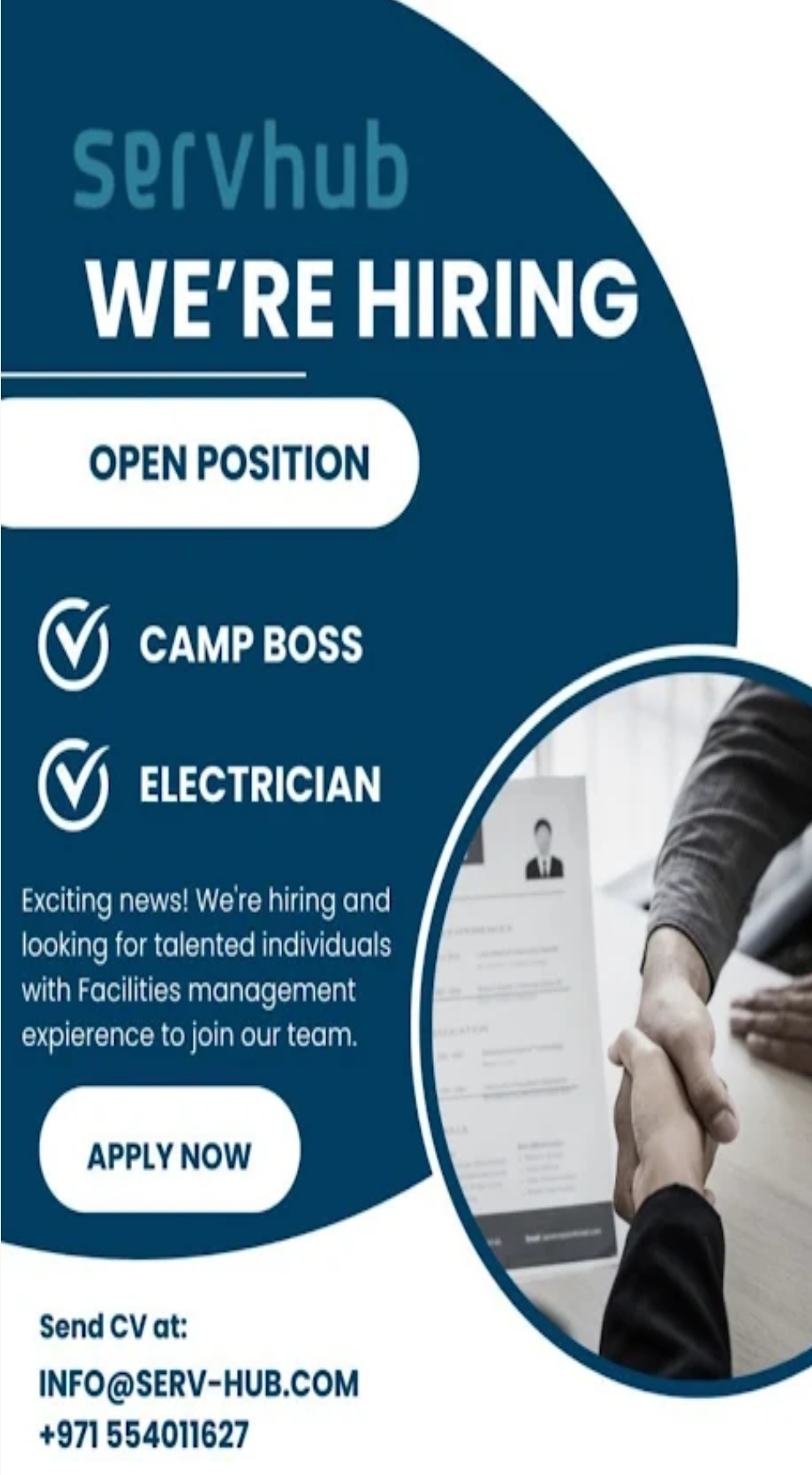 ⚡ SERVHUB – FACILITIES MANAGEMENT JOBS