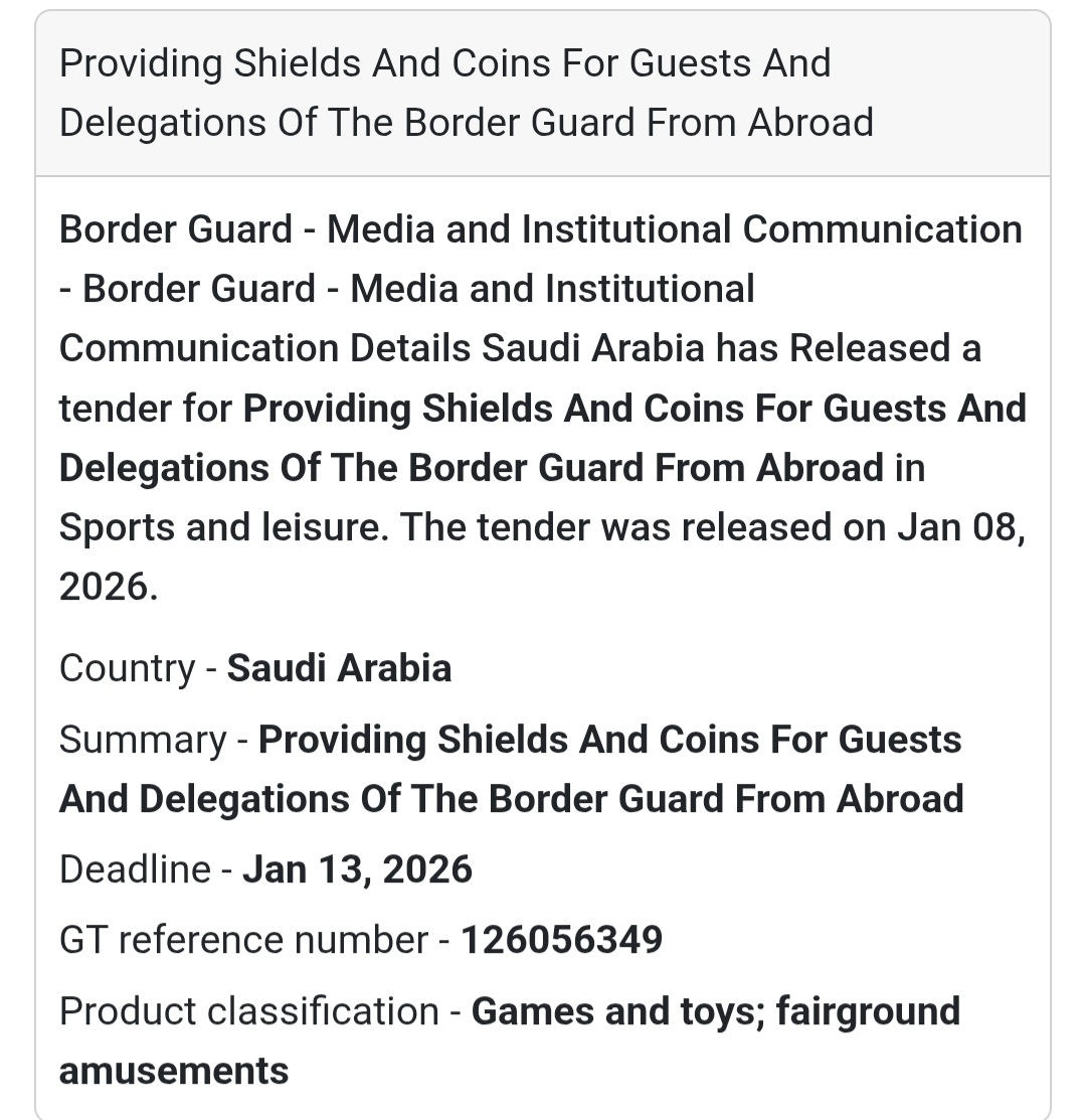 🛡️ Shields & Coins for Border Guard Delegations