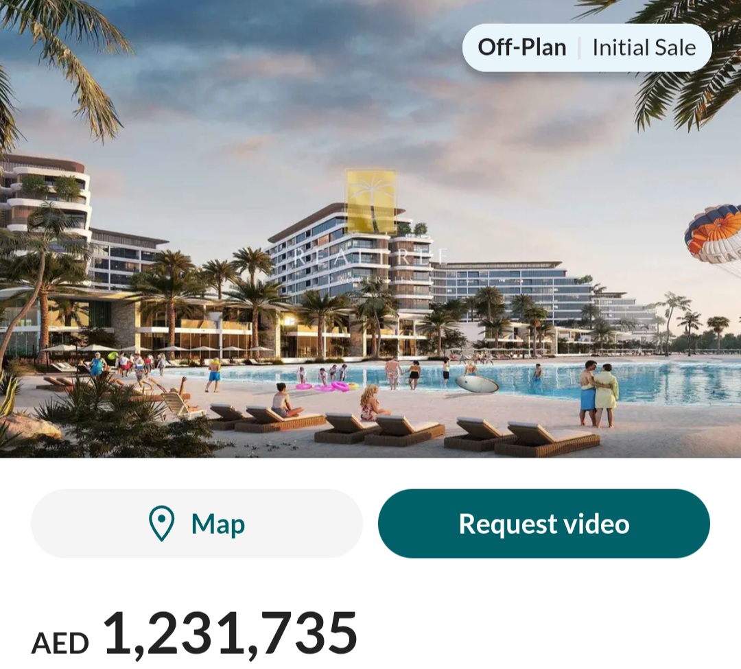 🌴 Sobha Siniya Island – Premium 1 Bedroom