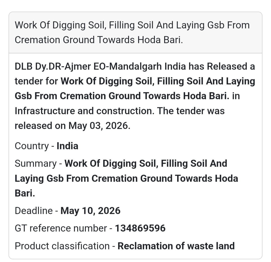 🚧 Soil Work & GSB Laying – Hoda Bari
