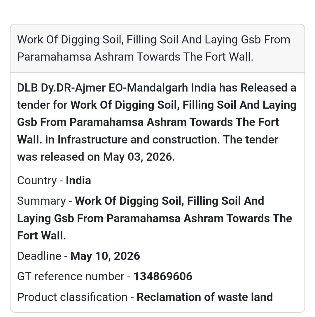 🚧 Soil Work & GSB Laying – Paramahamsa Ashram