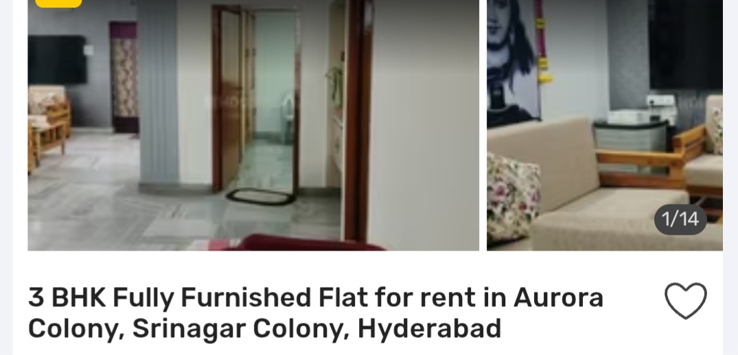 🏡 Spacious 3 BHK in Srinagar Colony