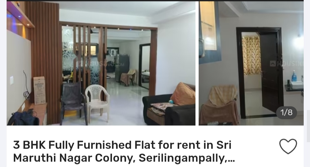 🌟 Stylish 3BHK in Serilingampally