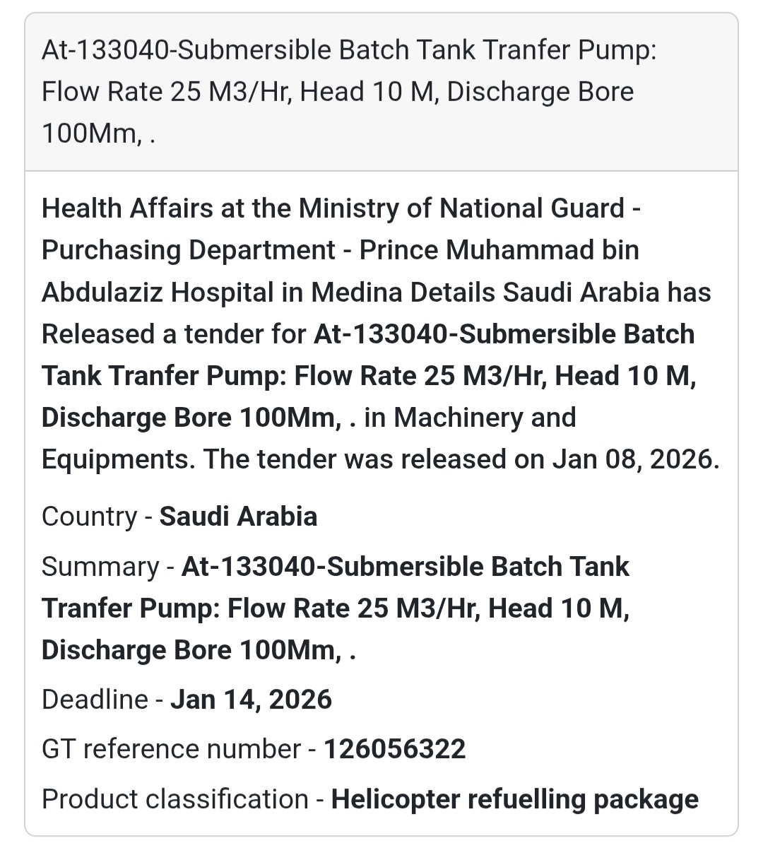 🚰 Submersible Batch Tank Transfer Pump