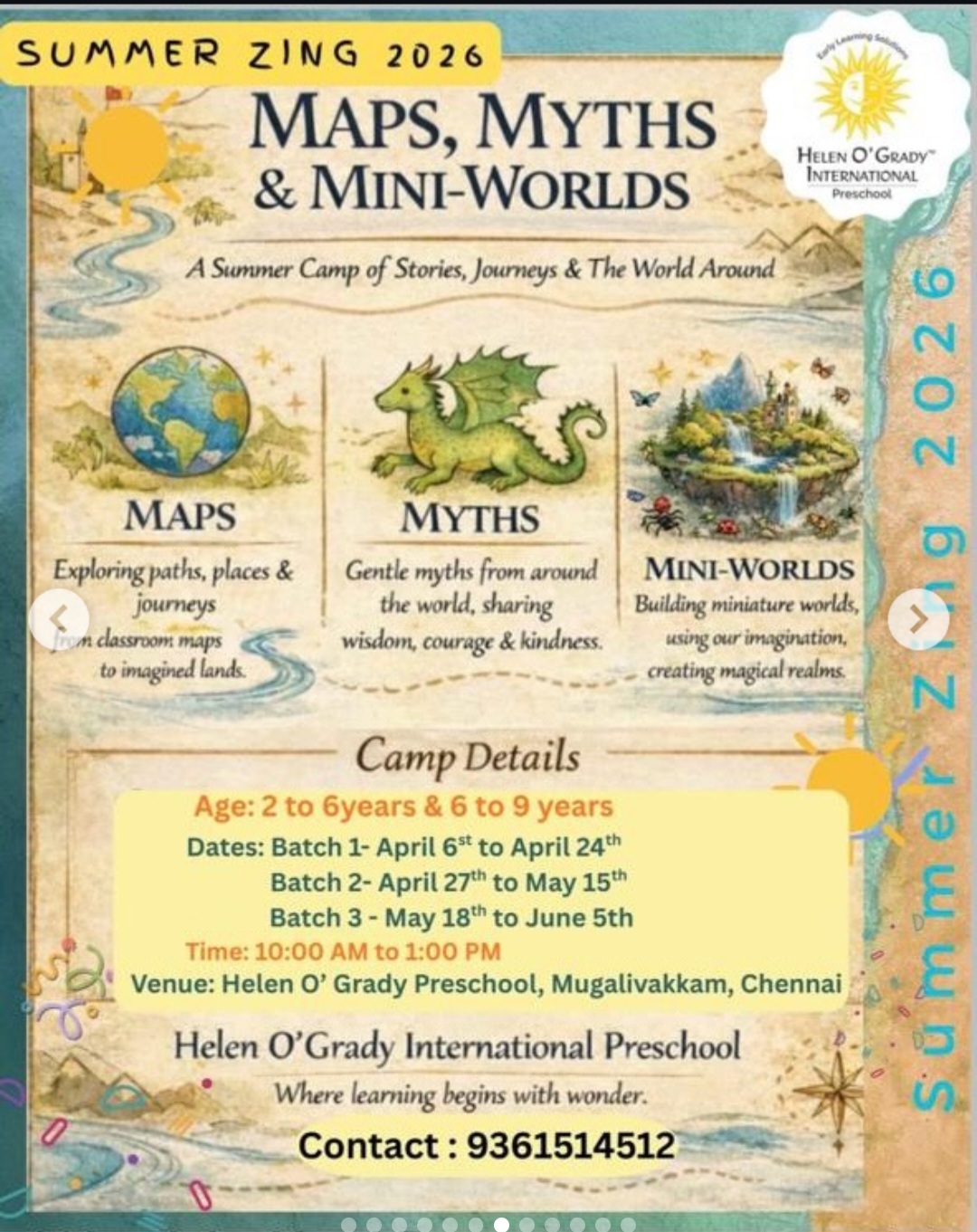 🌍 Summer Zing 2026 – Maps, Myths & Mini Worlds ✨
