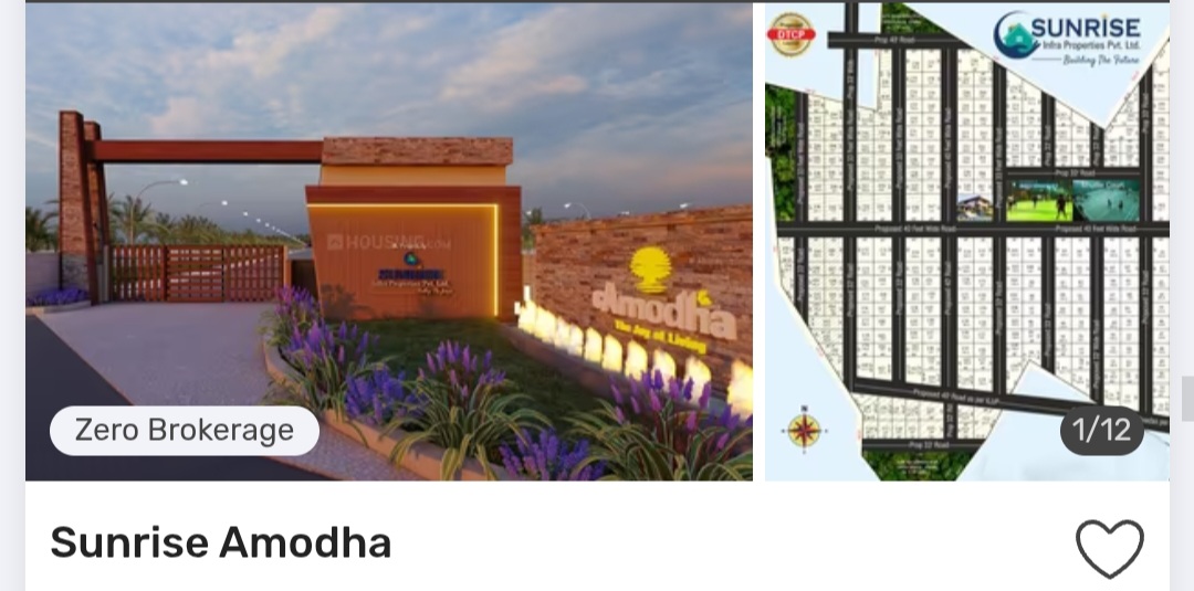 🌄 Sunrise Amodha – Smart Plot Investment