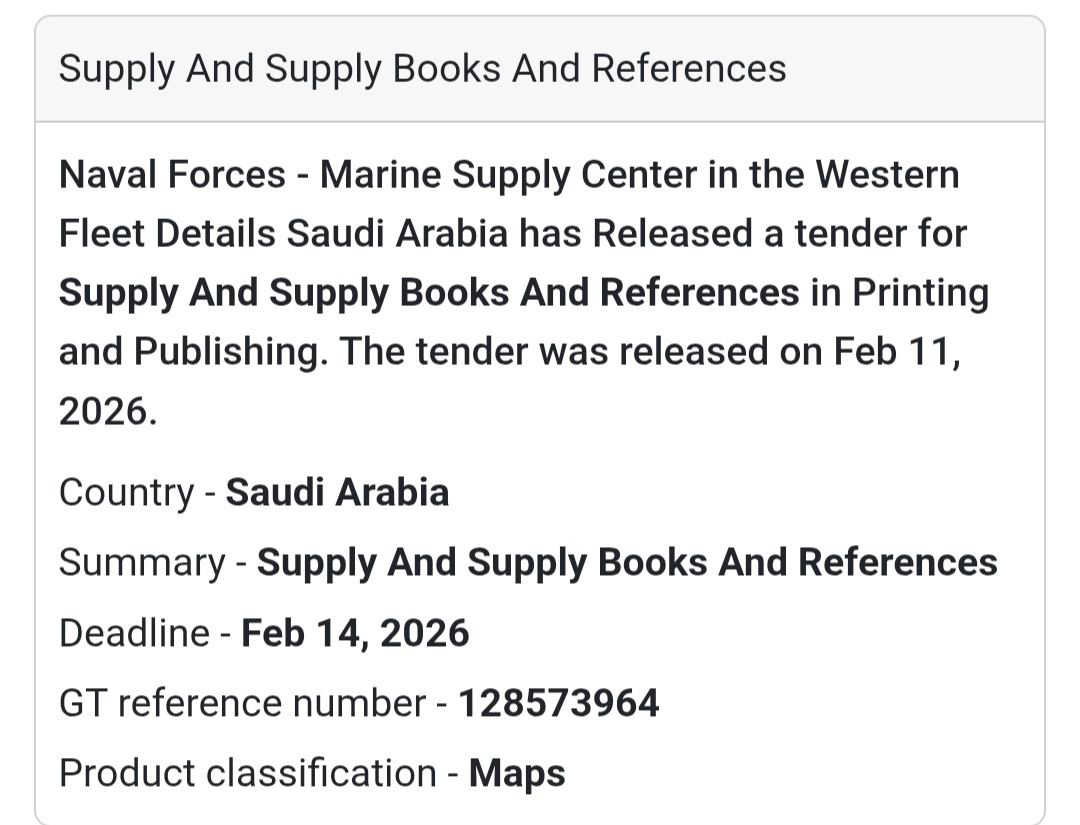 📚 Supply of Books & References – Western Fleet