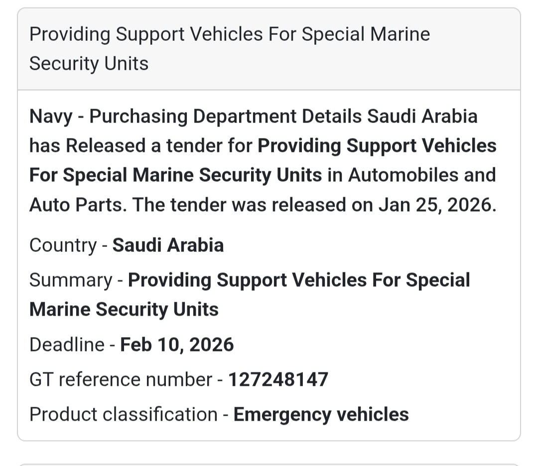 🚓 Support Vehicles – Special Marine Security Units